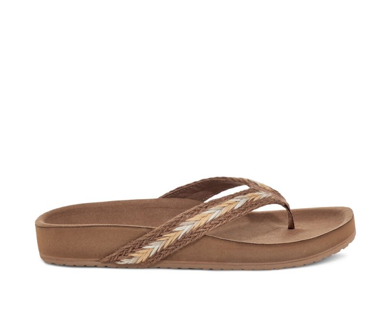 Sanuk She Loungy Hemp - Sanuk Sandals Womens Brown - Philippines XETFJV135